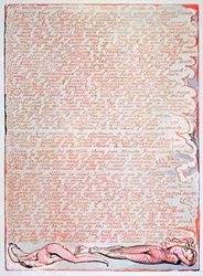 Jerusalem die Ausstrahlung des Riesen Albion; Sein westlicher Himmel, 1804
